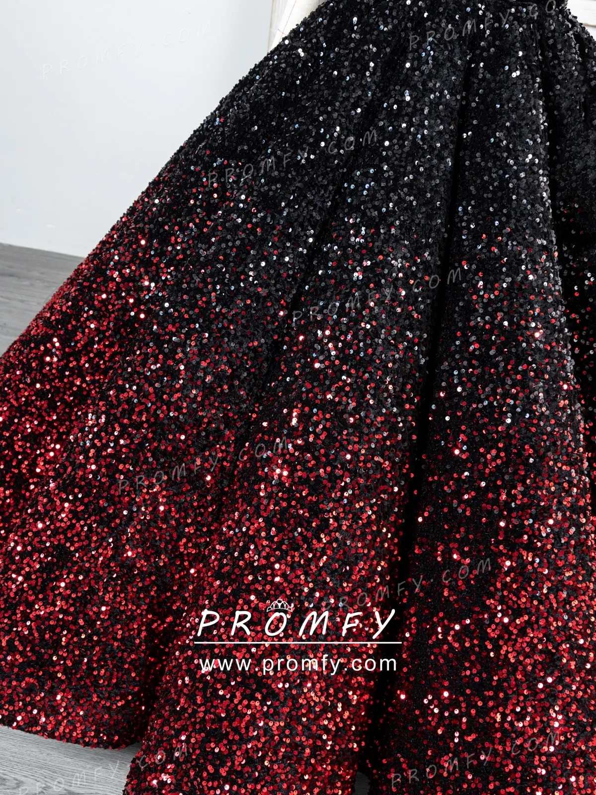 black and red ombre sequin skirt black and red ombre sequin skirt