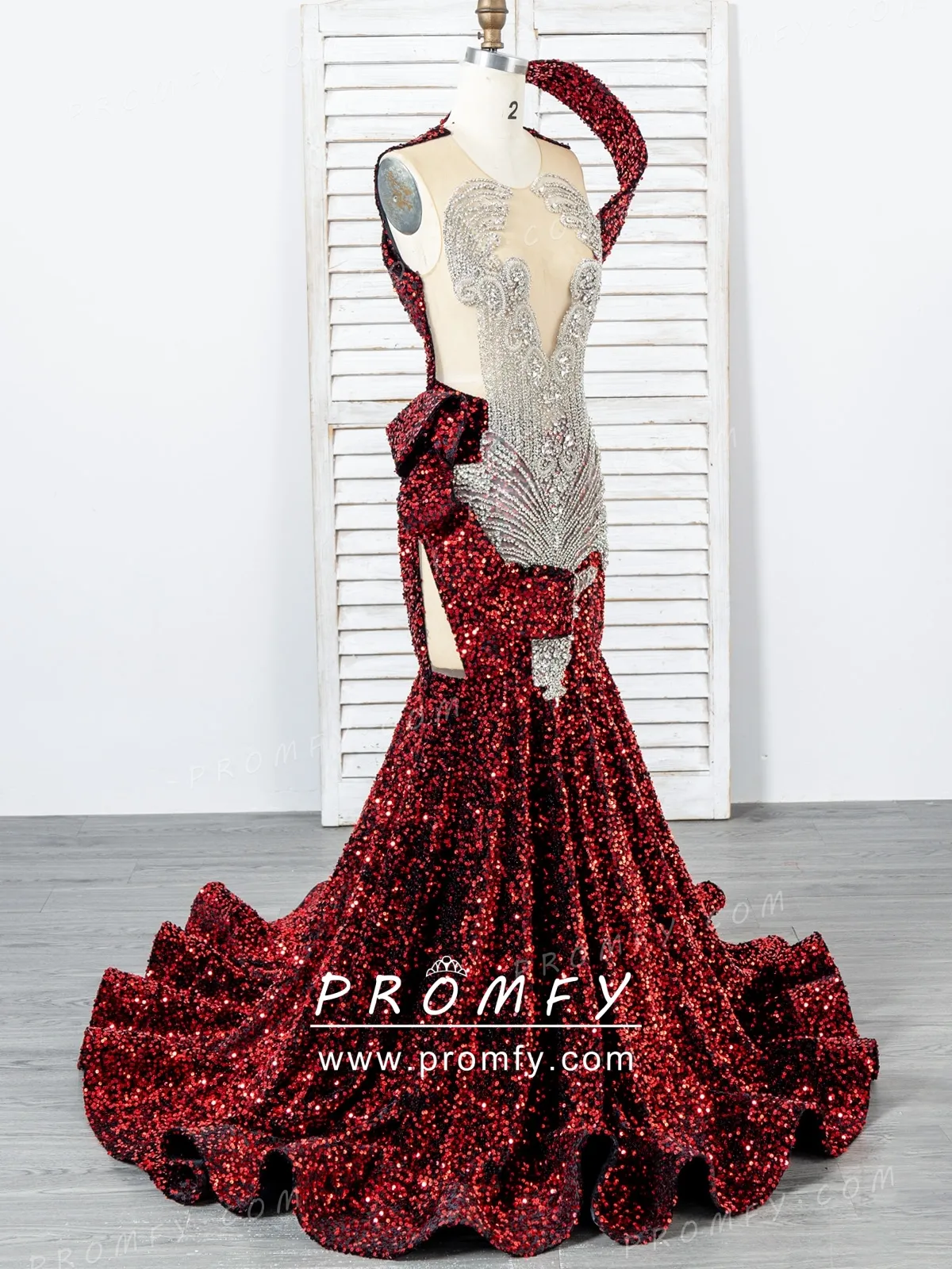 beading and sequin one strap long prom dress beading and sequin one strap long prom dress