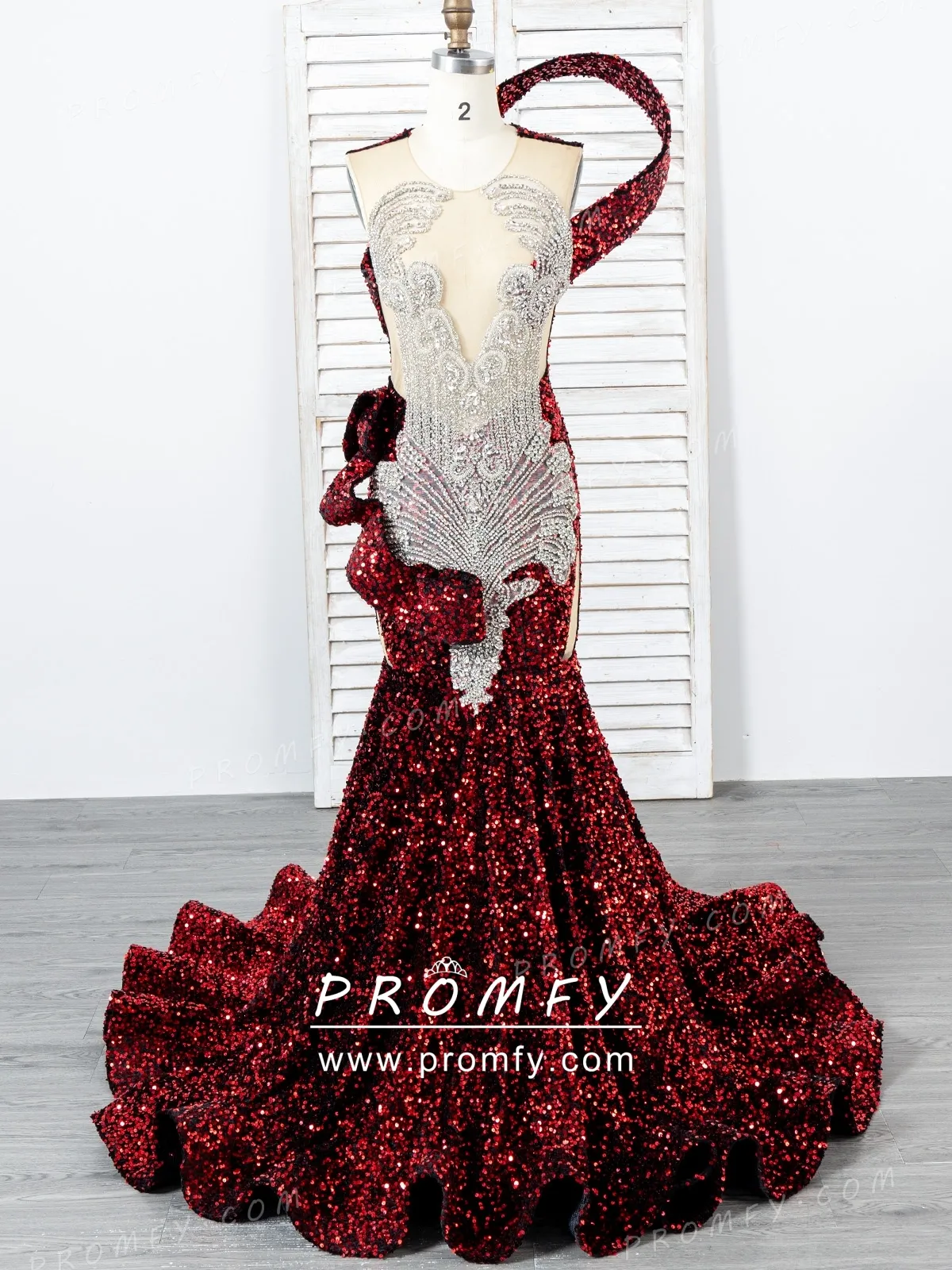 unique single strap black red sequin mermaid prom dress unique single strap black red sequin mermaid prom dress